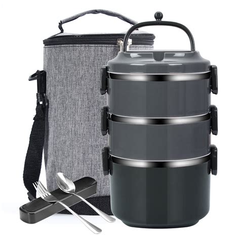 stainless steel insulated lunch box in usa|stackable lunch box stainless steel.